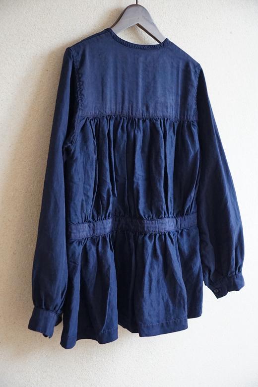 outil 苎麻混纺手工染褶皱收腰衬衫 商品图11