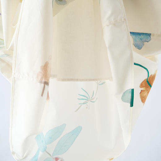 「自」全新升级【铂金会员247/天猫329/差价82】(93241)洛诗琳气质蚕丝混纺半身裙2025夏季度假风水彩印花裙女 商品图3