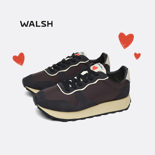 【福利款丨LHR爱心款慢跑鞋】NormanWalsh 25年新厚底情人节定制款复古休闲阿甘鞋 商品图1