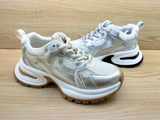 夏季新款豪行网面系带女鞋24278090厚底运动休闲透气凉鞋 商品图4