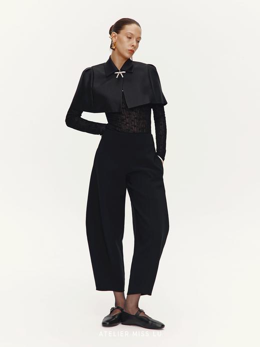 【权杖公主】造型水钻点缀光泽感斗篷短上衣 商品图3