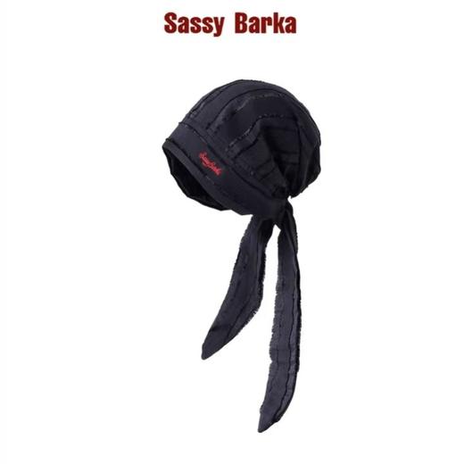 系带头巾-黑曜石251110 商品图0