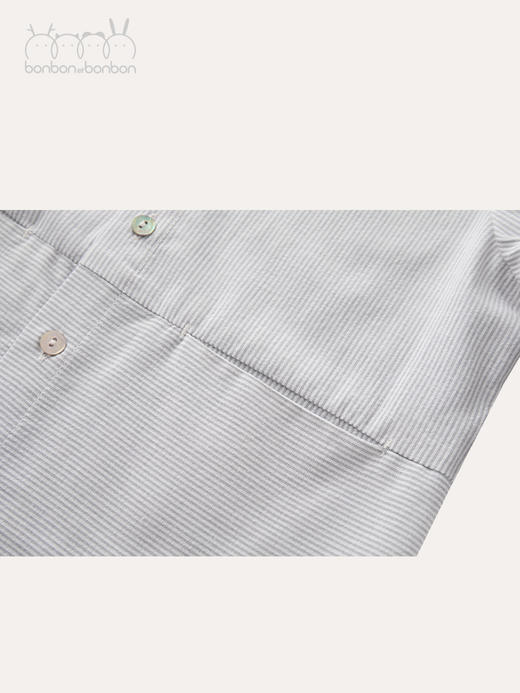 设计拼接条纹衬衫 商品图4