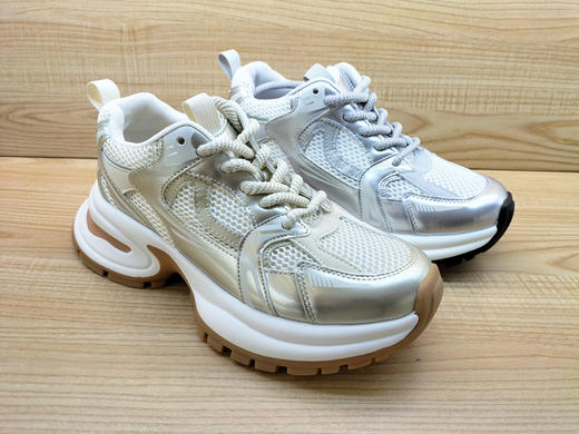 夏季新款豪行网面系带女鞋24278090厚底运动休闲透气凉鞋 商品图3