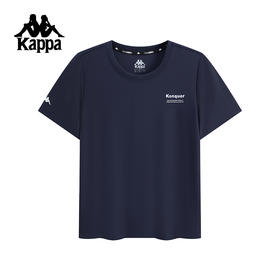 Kappa卡帕背靠背运动t恤男士2025夏季新款圆领短袖凉感透气上衣女K0F62TD44