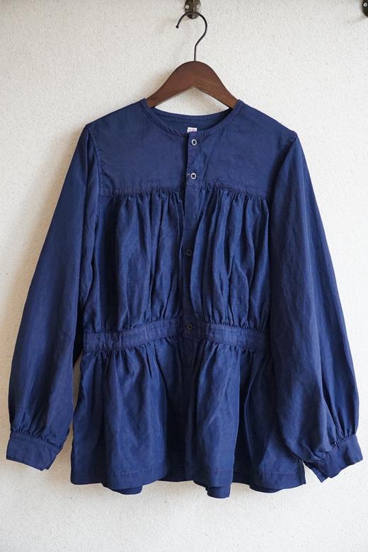 outil 苎麻混纺手工染褶皱收腰衬衫 商品图10