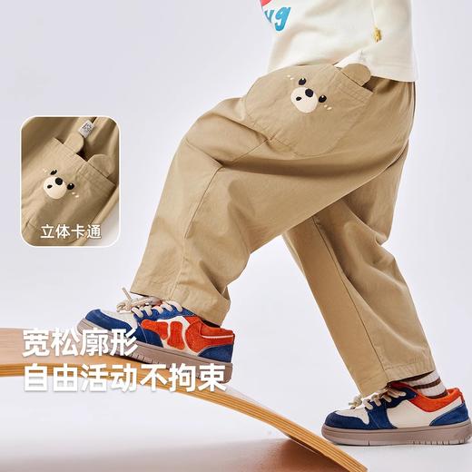 【新品】【100%棉】男童休闲裤宝宝纯棉长裤女童裤子儿童春秋衣服童装潮 商品图1
