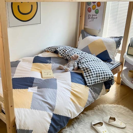 泰嗨TAIHI学生宿舍全棉印花单人床上三件套 商品图8