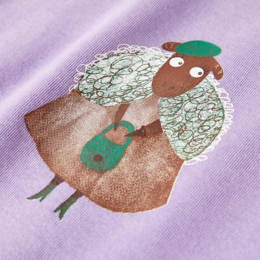 【辛巴娜娜】simbanana儿童春秋款女中大童卫衣百搭落肩袖上衣 商品图2