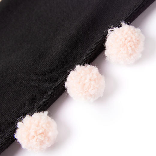 【辛巴娜娜】simbanana童装春秋款女小童毛球球灵动装饰打底裤 商品图2