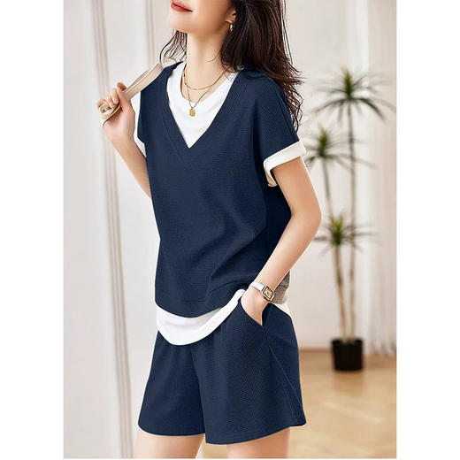 华夫格肌理简约套装 | 肌理感撞色，简约百搭文艺 商品图3