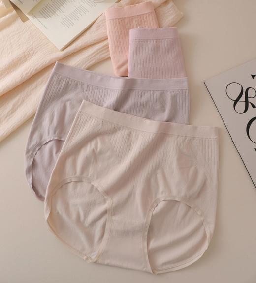 小清新加大码内裤包臀软糯舒适女士5A级抑菌净化聚乳酸底裆8806 商品图5