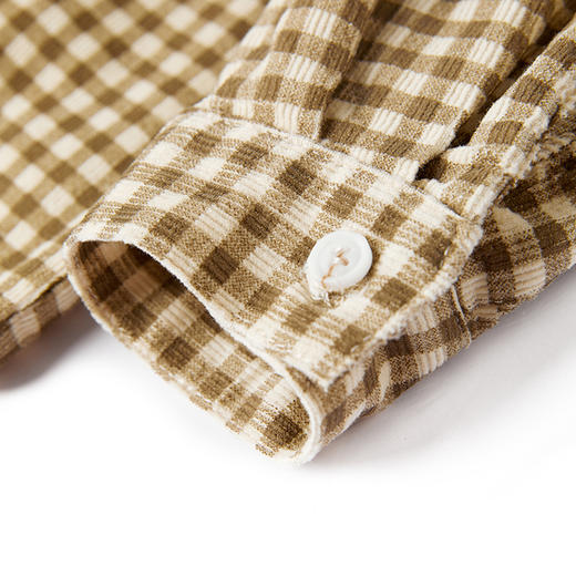 【辛巴娜娜】simbanana新上新男童宝宝格纹衬衫经典格子图案衬衫 商品图4