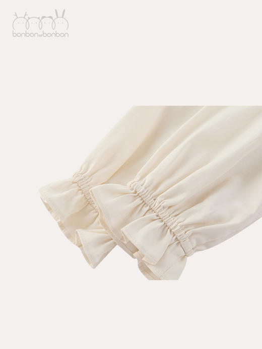 荷叶边手工绣花上衣 商品图3