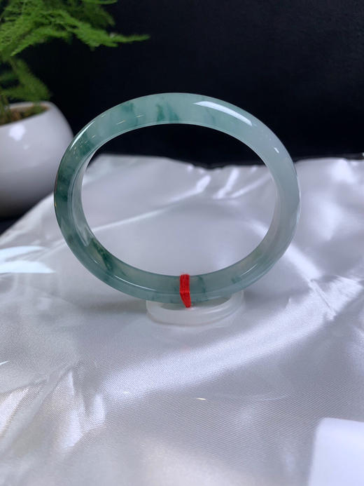 620598，54冰飘绿贵妃，清新飘花细条贵妃，冰底飘绿 商品图0