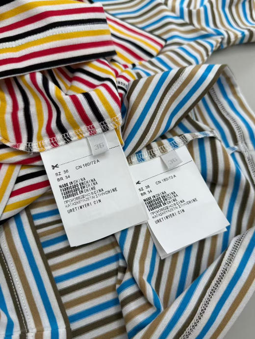 条纹圆领衫。自己备注号码颜色。  蓝条。红条 商品图12