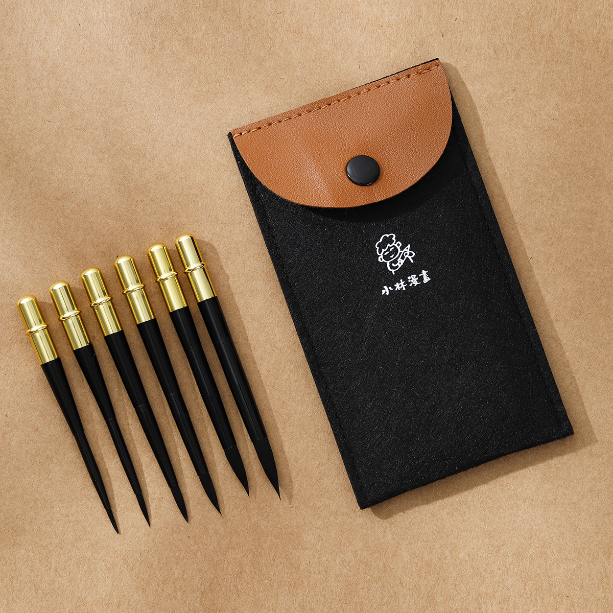 小林漫画  便携 旅行画笔套装