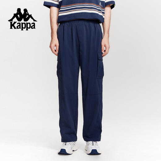 Kappa卡帕背靠背运动裤男2025新款秋季直筒裤休闲防泼水跑步裤子K0F52AY72 商品图3