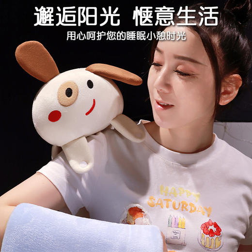 自然醒多巴胺动物立体卷毯小被子午睡毯空调毯办公室学生盖腿毛巾毯QYL 商品图3