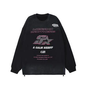 【断码清仓】HX 秋冬季圆领卫衣阔版C106440075101/02