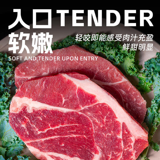 【原切进口牛排】 华牧鲜 精选原切上脑120g*13片+赠黑椒酱13包+礼品袋 轻松做大餐 顺丰冷链发货 商品图5