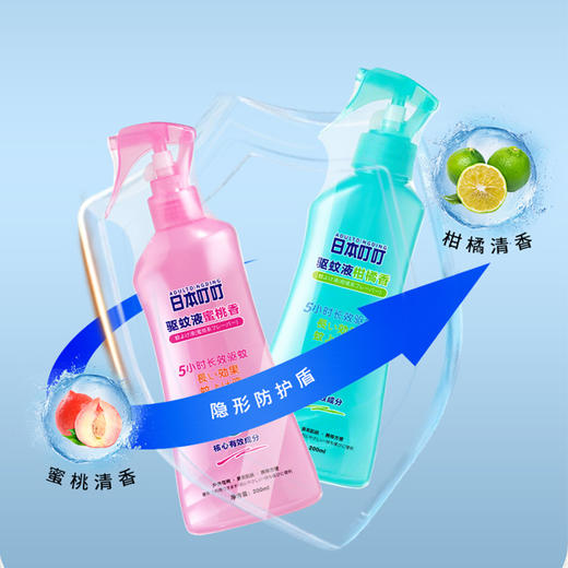 【日本叮叮】防蚊虫叮咬神器 喷雾便携花露水 驱蚊喷雾200ml-柑橘味 -FN 商品图2