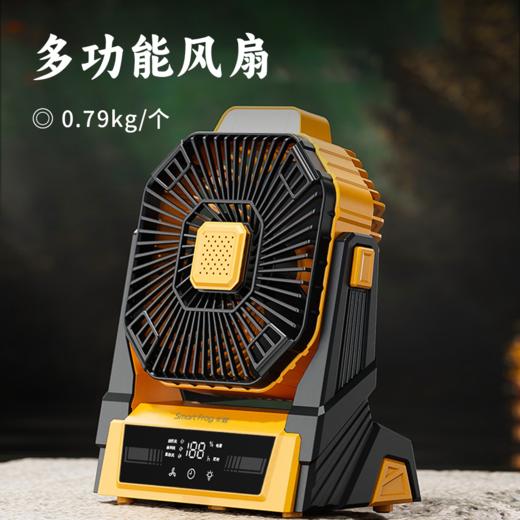 多功能风扇 | 挂立两用夏日搭子 高温必备多功能风扇 1台风扇=台/地/吊扇+驱蚊+灯 可支持手机应急充电 商品图0