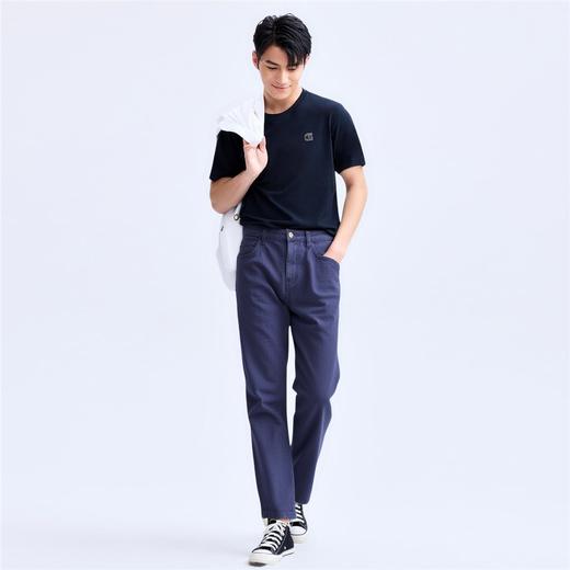 佐丹奴BM男装25年新款纯棉直筒牛仔裤13115109 商品图6
