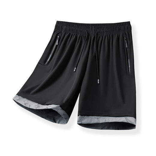 【DSK】大依优型大码休闲冰丝五分裤运动短裤男夏季薄款宽松篮球速干裤 商品图4