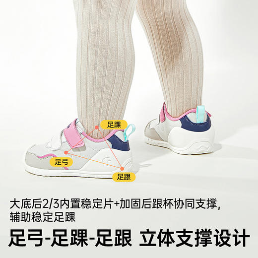 A基诺浦童鞋 宝宝步前鞋 25春婴儿软底透气地板鞋8-18个月春秋款学步鞋GB2391 商品图5