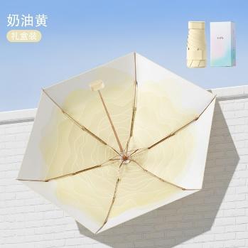 六折彩胶渐变小扁伞 商品图4