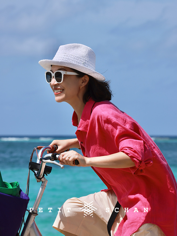 PETIT SCHAN小闪 #083  La La City 爱乐之城 手工编织纸草镂空度假感草帽小礼帽