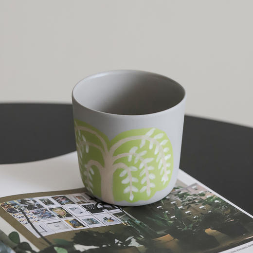 「中国 moiminjia」旻佳 手绘 可爱 春日 手握杯 尾巴杯 商品图3