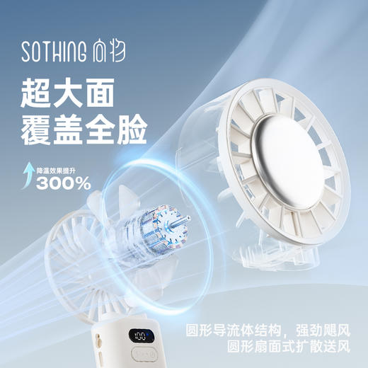 SOTHING/向物 高速挂脖风扇|挂脖/手持/均可，自带冷风吹一天 商品图2