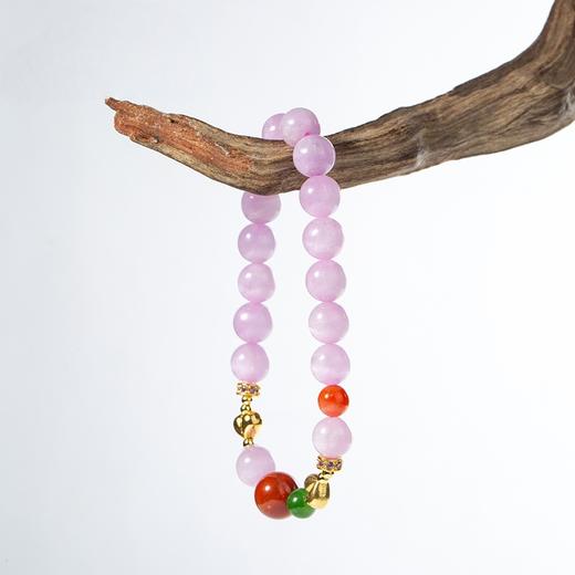 雾月纱 紫锂辉转运手串 商品图4