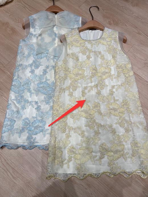 【门店同款】ENJOY夏季精致蝴蝶结刺绣小洋裙 162799054 商品图0