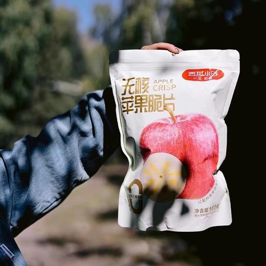 西域小白·苹果脆片160g*2  新疆日照苹果制作 每口都是浓果香 商品图3