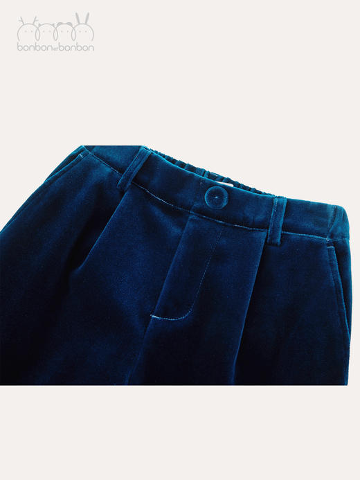 丝绒藏蓝西装套装 商品图4