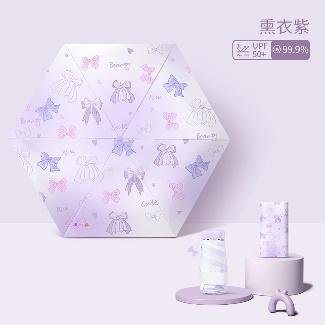 六折黑胶渐变蝴蝶结伞 商品图6