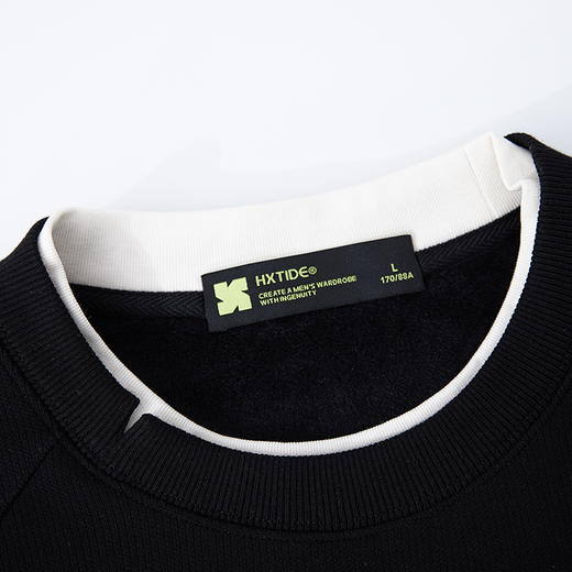 HX 秋冬季假两件圆领卫衣S106440181101/02 商品图4