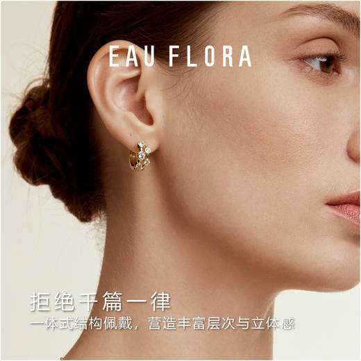 【气泡】简约精致耳扣&耳钉·金银双色 商品图5