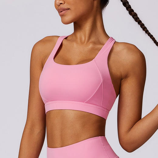 跃牌【轻匀系列】2025云感紧身瑜伽背心运动内衣防震高强度普拉提跑步户外健身服女WX6057 商品图1