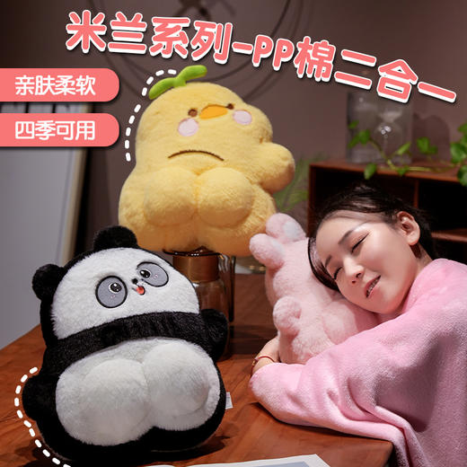 自然醒PP系列二合一抱枕毯两用办公室折叠午睡枕头毯子二合一沙发汽车靠枕QYL 商品图0
