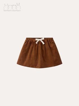 灯芯绒A字抽绳半裙