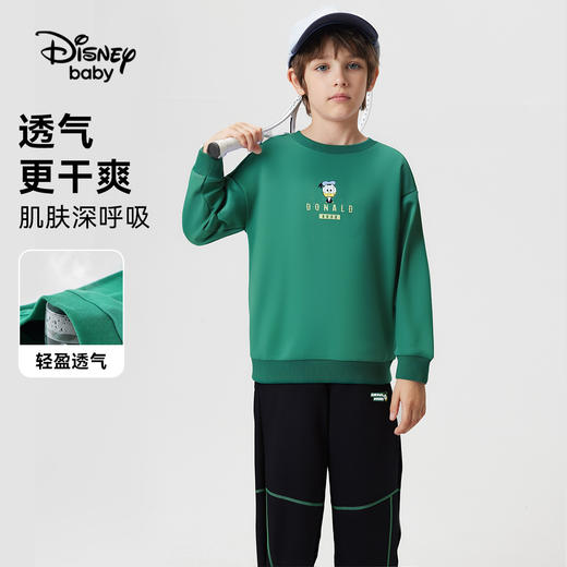 【两件套】【110-160】【迪士尼】男童春秋纯棉卫衣卫裤套装 商品图5