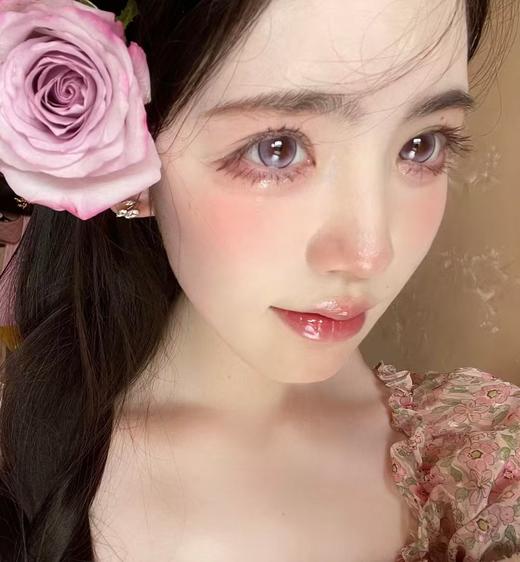 【大直径】PAPADOX-薰衣紫雾 紫-14.5mm【月抛 0-800度 无525/575】 商品图4