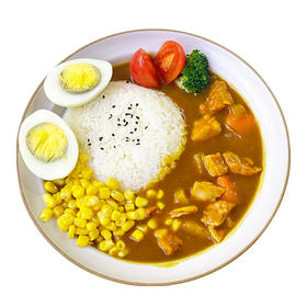 照烧鸡肉咖喱饭