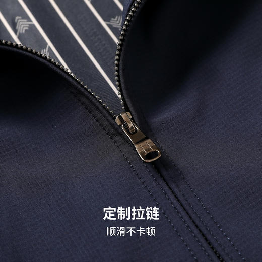 圣得西男士行政翻领夹克2025秋抗皱易打理商务干部风纯色外套男 商品图8