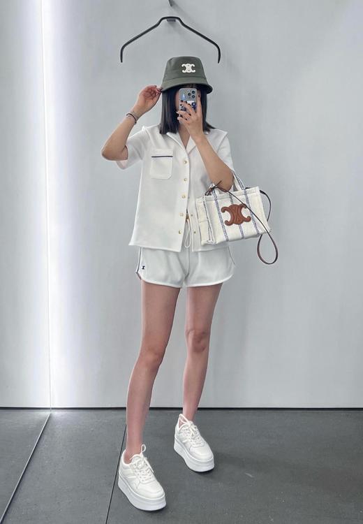 赛琳 Celine  经典增高厚底小白鞋（HC） 商品图1