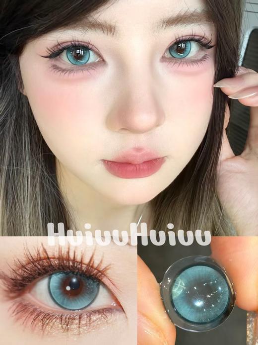 【大直径】PAPADOX-清霜碧玉 绿-14.5mm【月抛 0-800度 无525/575】 商品图0